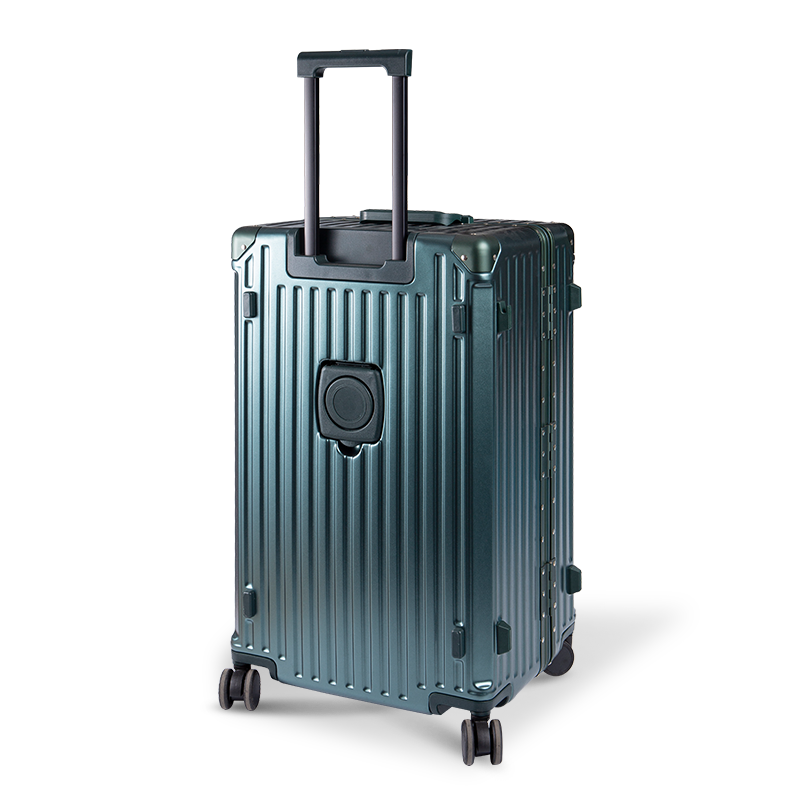 Bagagli a cornice in alluminio extra-large resistente con porta di ricarica USB per viaggi internazionali