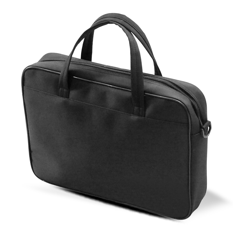 Borsa per documenti di Business Oxford maschile con logo personalizzato-Organizzatore di file con cerniera multi-compartimento