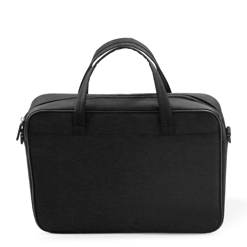 Borsa per documenti di Business Oxford maschile con logo personalizzato-Organizzatore di file con cerniera multi-compartimento