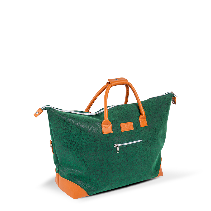 Borsa da viaggio premium a set intero verde unisex