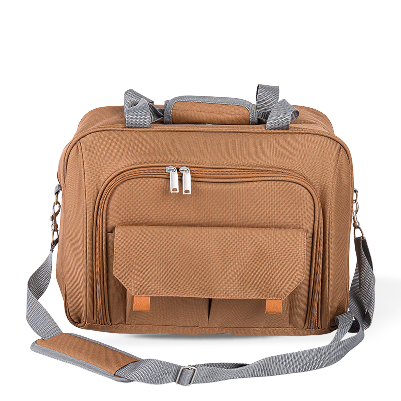 Borsa da pranzo per donne, box da pranzo isolato da uomo e da uomo e da donna, borsa per pranzo a doppio strato espandibile, borsa per il pranzo leggero a prova di perdita, con borsa per tessuti laterali (grigio)
